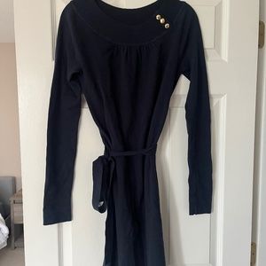 Vineyard Vines Long-Sleeve Navy Knit Dress